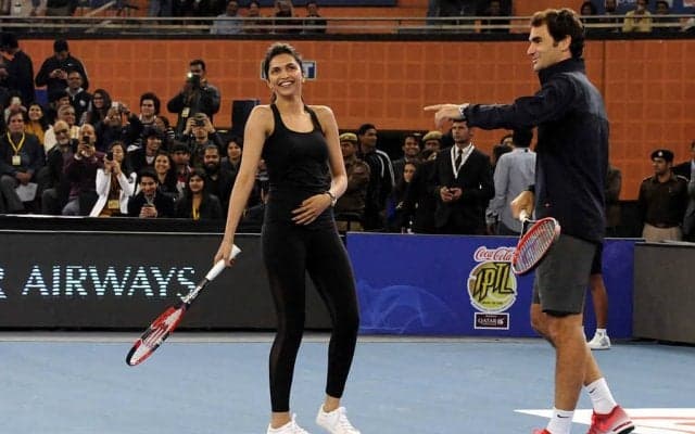 ボリウッドの美人女優がフェデラーを指名「セーフハンドチャレンジ」
