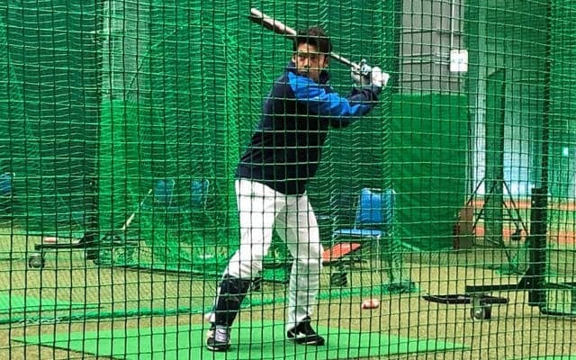 西武栗山「今はできる範囲のことを精一杯…」　40分間の打撃練習