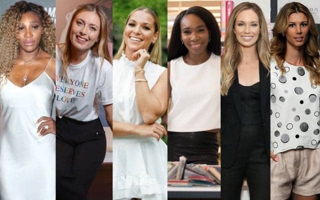 シャラポワやセレナなど、ビジネスでも成功する女子プロテニス選手たち6選