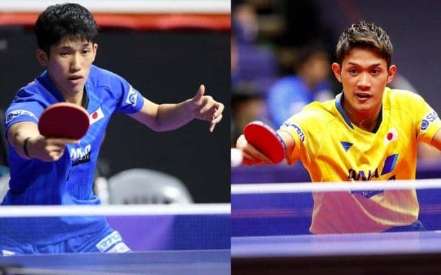 ミニ卓球で大熱戦　吉村兄弟のガチ対決が「面白い」と話題に