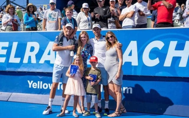 テニス選手たちの子供たちと過ごす貴重な時間