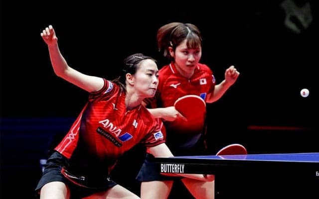 石川佳純×平野美宇 2人がチームになるまでを密着取材。ライバルでもない「戦友」の絆の物語