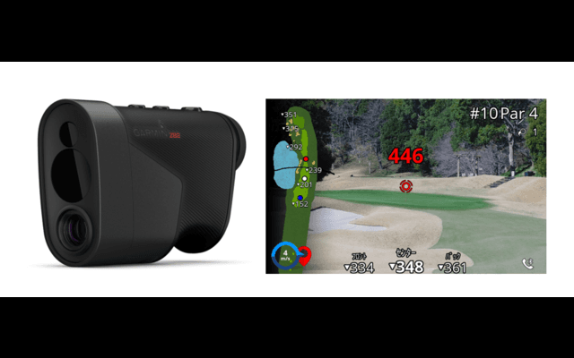 ガーミン、風速や風向きも表示するGPS一体型ゴルフ用レーザー距離計「Approach Z82」発売