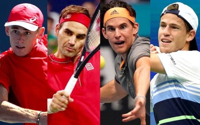 フェデラーVSデミノーの決勝。ウィーンではティーム対シュワルツマン