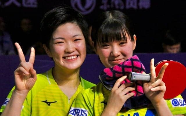 長﨑美柚/木原美悠の10代ペア、“パーフェクトショット”がITTF選出好ラリー1位に