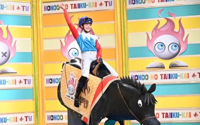 美人過ぎるミシェル騎手が 『炎の体育会ＴＶ』に初参戦