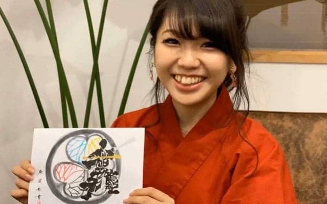 書道家・原愛梨さんしかできない“熱男リレー”が話題　ファン絶賛「めっちゃ癒される」