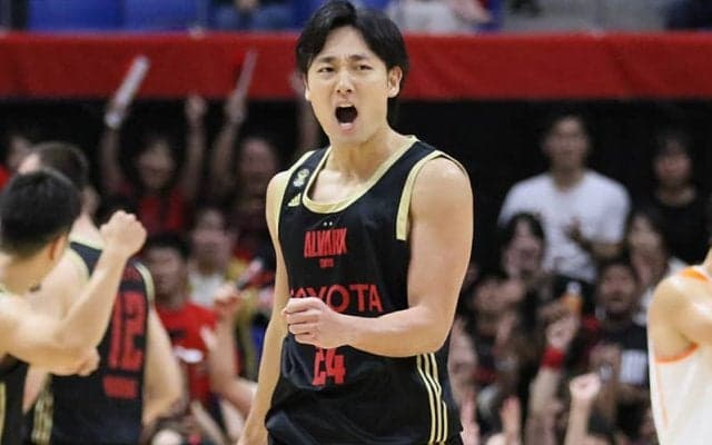 初のレギュラーシーズンMVPを獲得した田中大貴「フロント、スタッフ、コーチ陣、そしてチームメートに感謝したい」