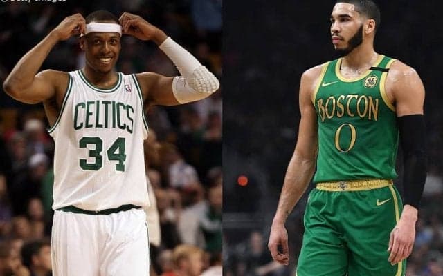 「ポール・ピアースとはしょっちゅう話してる」とレジェンドについて明かしたテイタム