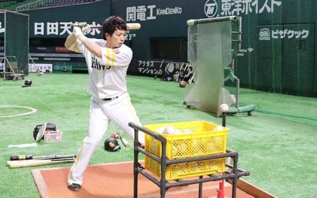 鷹・松田宣、無観客でも「熱男」やります！　試合数減でも「30本目標」