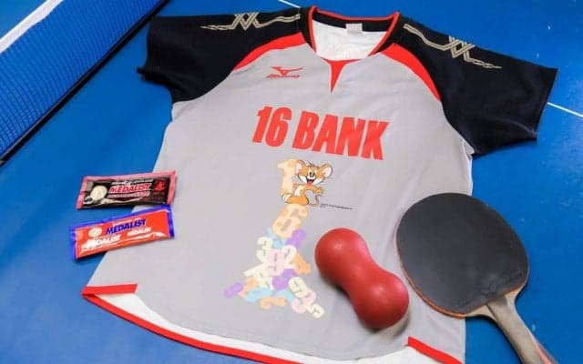 加藤知秋（十六銀行）の用具紹介｜俺の卓球ギア#60