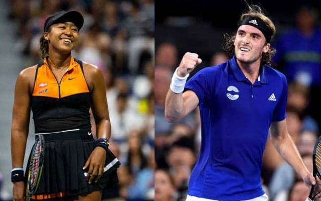 大坂なおみがチチパスにインタビュー。日本のスイーツや犬の名前の話題などで盛り上がる