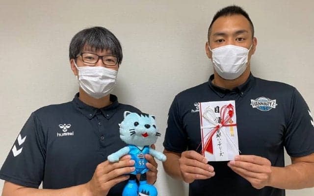 京都ハンナリーズ、イベント収益を医療従事者に寄付