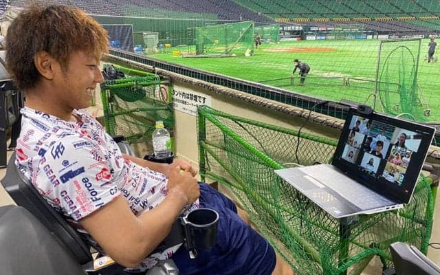 鷹・今宮が育成出身の尾形を絶賛「真っ直ぐ特別」　ファンとオンラインで交流