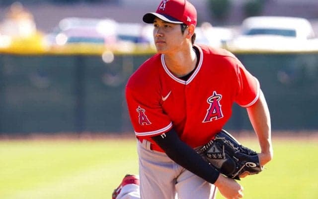 【MLB】大谷翔平の“剛球”実戦投球動画にファン大興奮「めちゃくちゃ速い」