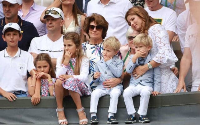 フェデラーのプレーを見た息子「僕だってできるよ」