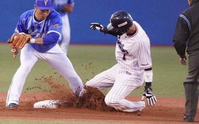 燕・山田哲、巨人パーラの強肩スローを上回る忍者走塁　ファン称賛「神の右手」