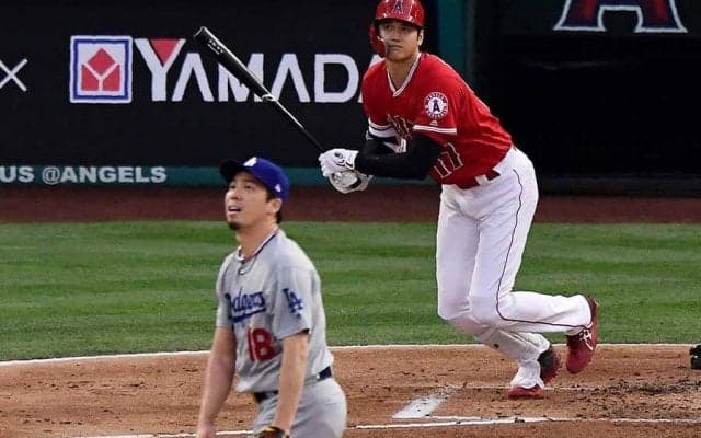 【名珍場面特別編】大谷翔平、前田撃ちの“173キロ超速弾”に米ファン喝采「同国出身者に容赦ないな」