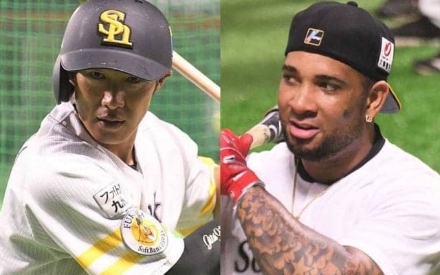 「打球音やべぇ」鷹・柳田＆バレの特大アベック弾に驚愕の声　ロッテファンは戦々恐々？