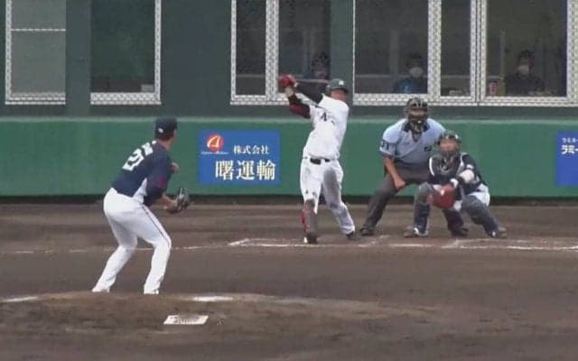 ロッテ藤原恭大、西武内海から1軍昇格アピール打　2軍戦で追撃の2点二塁打