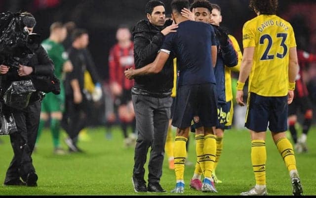 オーバメヤンとの契約延長に自信を見せるアルテタ監督｢かなり前向き｣