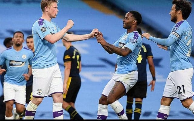 ペップvsアルテタの師弟対決はシティに軍配!　D・ルイス背信のガナーズ撃破で再開初戦飾る《プレミアリーグ》	