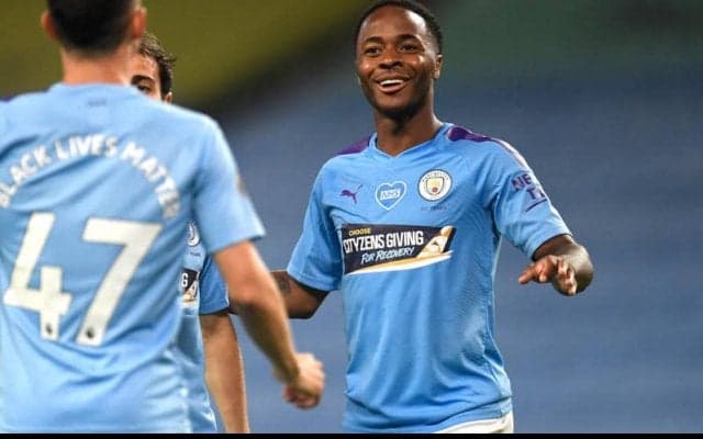 ここにもコロナの影響、シティFWスターリングのゴールが73年ぶりの珍記録に