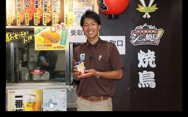 片手で食べられ、手軽に満足　ビールのお供・ジャンボ焼鳥【Ballpark Trip vol.20】