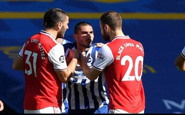 アーセナル、土壇場でゴールを許しブライトンに逆転負け…再開後2連敗《プレミアリーグ》