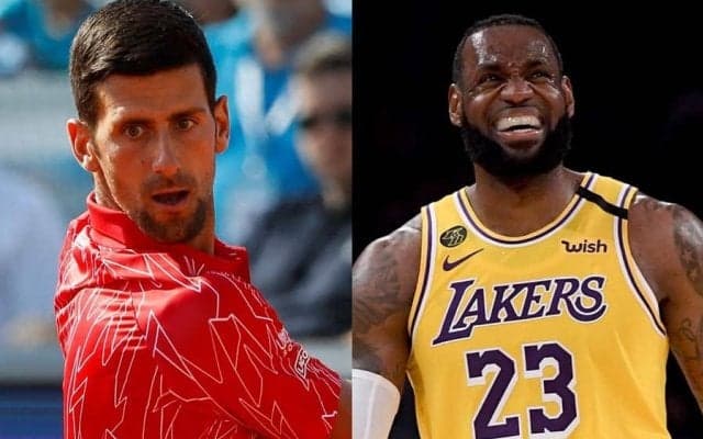 ジョコビッチから挑戦状？　華麗に決めたバスケ動画にレブロン「君は準備できている」