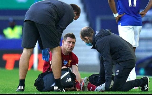 ダービーで2選手が負傷のリバプール、クロップ監督が状態を語る