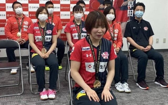【今週の卓球】日本生命が優勝報告会実施　ドイツではリーグ優勝決まる