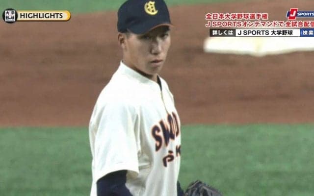 ドラフト候補の左腕・橋本が3安打1失点の好投で大商大が九産大との投手戦を制す！ ハイライト動画【全日本大学野球選手権】