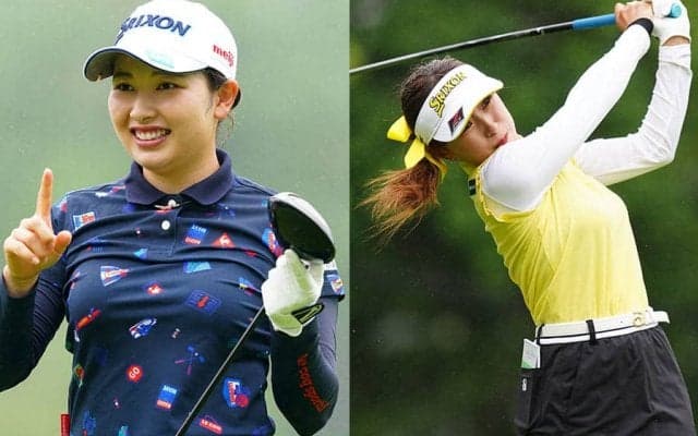 “黄金世代”の2人が4アンダー暫定首位　小祝「自信をもって」、臼井「気合入った」