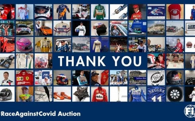 FIA チャリティオークション、ローブのレーシングスーツに168万円