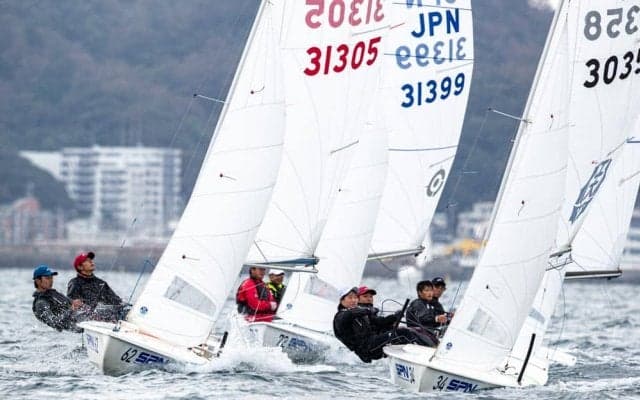 関東スナイプ協会が葉山沖でトレーニングレース実施