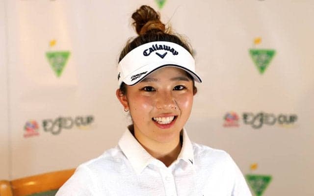 黄金世代の田中瑞希「バーディチャンスにつく回数が多かった」　小柄な飛ばし屋が単独首位浮上