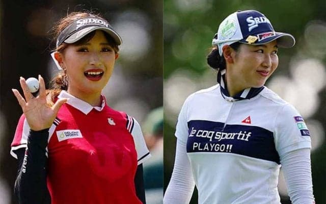 黄金世代の2人が好位置キープ　臼井「全力を出したい」、小祝「自信持ってプレーを」