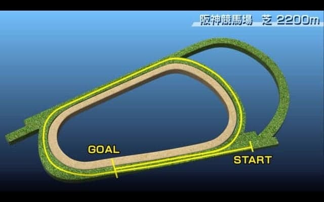 【宝塚記念コース解説】下りスタートで初角まで距離がありペースが上がりやすい