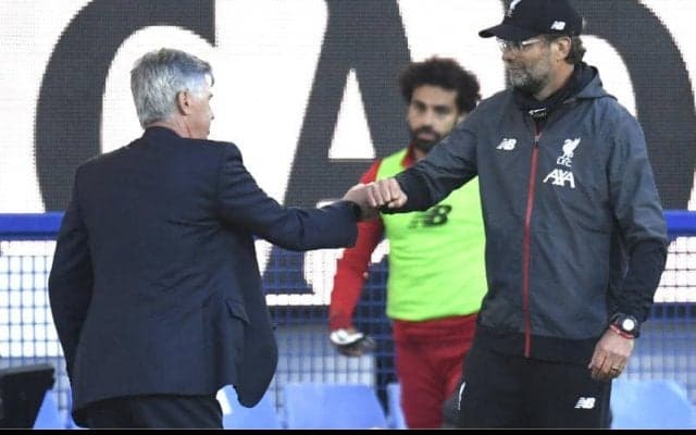 名将アンチェロッティがPL制覇の“ライバル”クロップを称賛「チームの成功を支えた建築家」