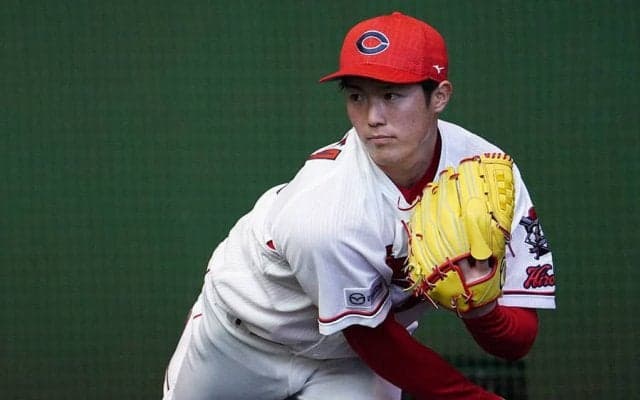 広島ドラ1森下がプロ初勝利！　9回に3点失い完封＆完投逃すも、圧巻の投球