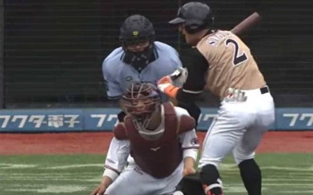 日ハム杉谷の死球にファン総ツッコミ「痛っ!!って言うのがちょっと早い」