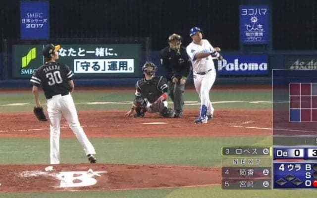 ロペスがソロホームランを放つ！ ハイライト動画 【SMBC日本シリーズ2017 第3戦】