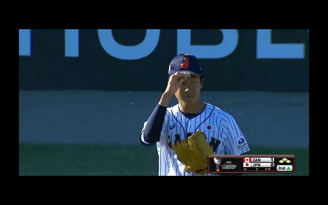 先発・徳山(大阪桐蔭)先制タイムリーを許す【WBSC U-18ワールドカップ スーパーラウンド カナダ戦 】