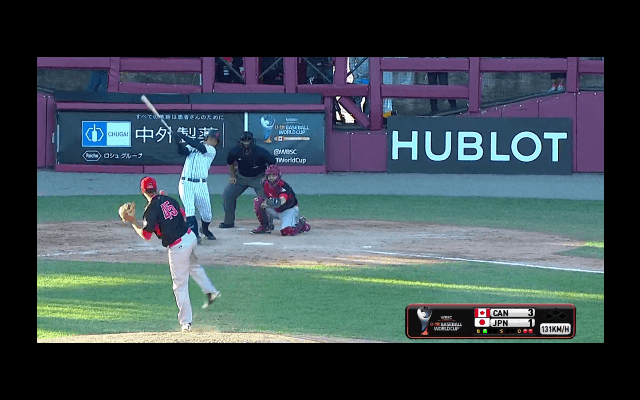 清宮(早実)バックスクリーンへソロホームラン!! 【WBSC U-18ワールドカップ スーパーラウンド カナダ戦】