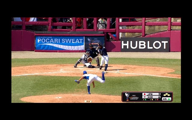 古賀(福岡大大濠)犠牲フライ【WBSC U-18ワールドカップ スーパーラウンド 韓国戦】