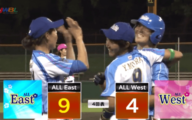 「球女の祭典2017」MVPは、ホームラン含む2安打3打点の岩谷！【8/12 女子プロ野球 ALL EAST VS ALL WEST 】
