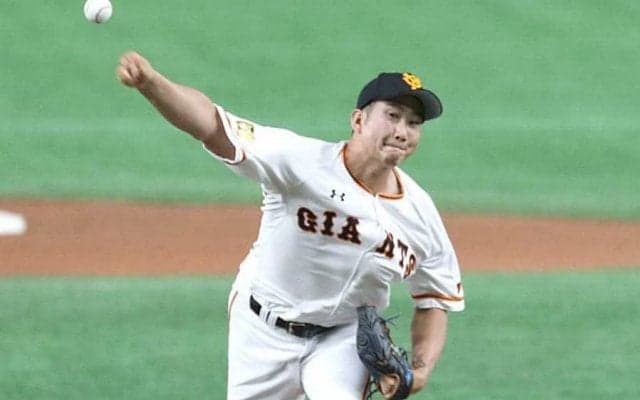 巨人・菅野が12球団完封1番乗り！　1安打の圧巻投球、坂本が“片手弾”で援護