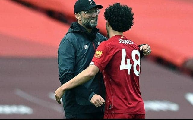 クロップ、PL最多勝ち点記録更新を意識せず　「記録を破るためにスタジアムに来ていない」