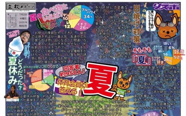 【特別号番外編】「コロナが収束しますように」「痩せたい」「〇〇に会えますように」… 体育会員の“七夕の願い”をご紹介します！